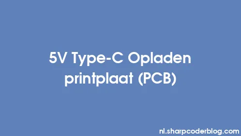 5V Type-C Opladen printplaat (PCB) - Thumbnail