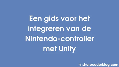 Een gids voor het integreren van de Nintendo-controller met Unity - Thumbnail