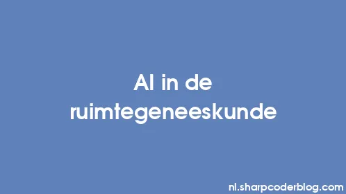 AI in de ruimtegeneeskunde - Thumbnail