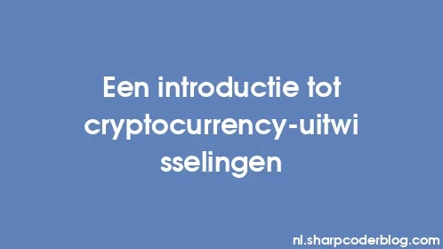 Een introductie tot cryptocurrency-uitwisselingen - Thumbnail