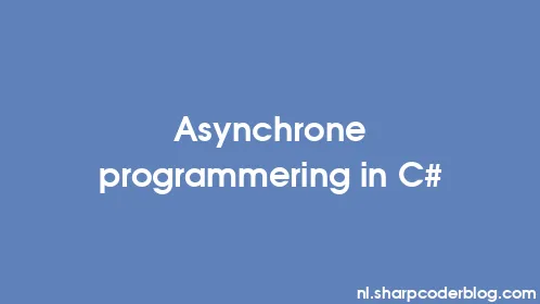 Asynchrone programmering in C# - Thumbnail