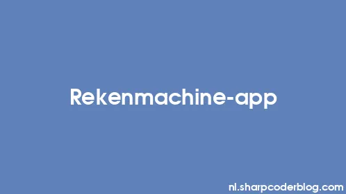 Rekenmachine-app - Thumbnail