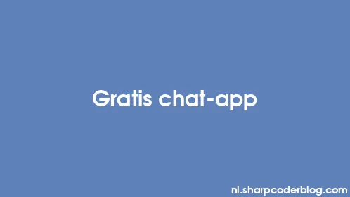 Gratis chat-app - Thumbnail