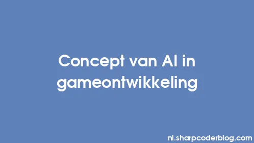 Concept van AI in gameontwikkeling - Thumbnail