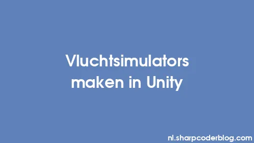 Vluchtsimulators maken in Unity - Thumbnail