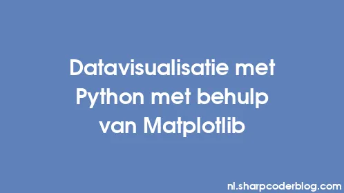 Datavisualisatie met Python met behulp van Matplotlib - Thumbnail