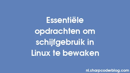 Essentiële opdrachten om schijfgebruik in Linux te bewaken - Thumbnail