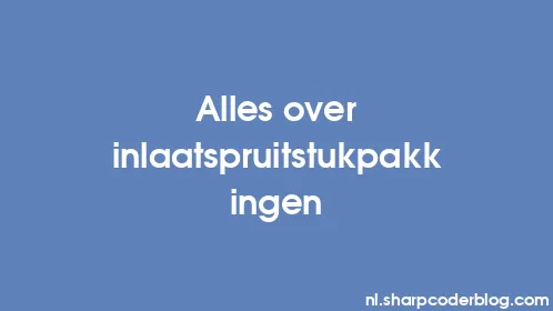 Alles over inlaatspruitstukpakkingen - Thumbnail