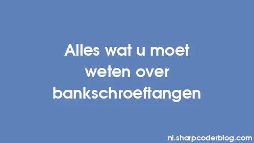 Alles wat u moet weten over bankschroeftangen - Thumbnail