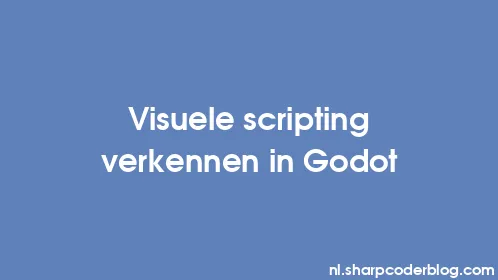 Visuele scripting verkennen in Godot - Thumbnail