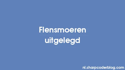 Flensmoeren uitgelegd - Thumbnail