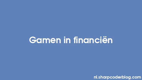 Gamen in financiën - Thumbnail