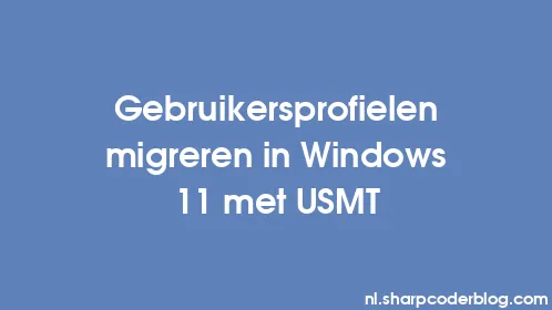 Gebruikersprofielen migreren in Windows 11 met USMT - Thumbnail