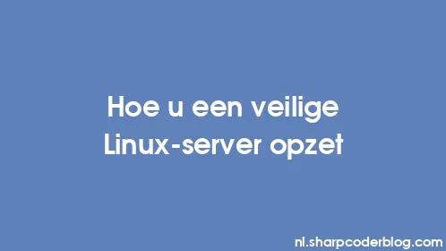 Hoe u een veilige Linux-server opzet - Thumbnail