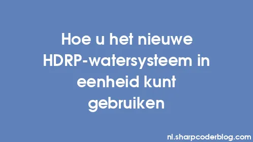 Hoe u het nieuwe HDRP-watersysteem in eenheid kunt gebruiken - Thumbnail