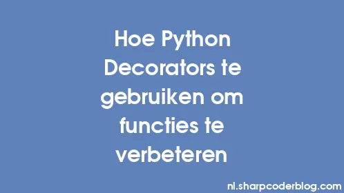 Hoe Python Decorators te gebruiken om functies te verbeteren - Thumbnail