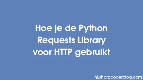 Hoe je de Python Requests Library voor HTTP gebruikt - Thumbnail