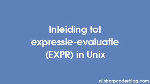 Inleiding tot expressie-evaluatie (EXPR) in Unix - Thumbnail