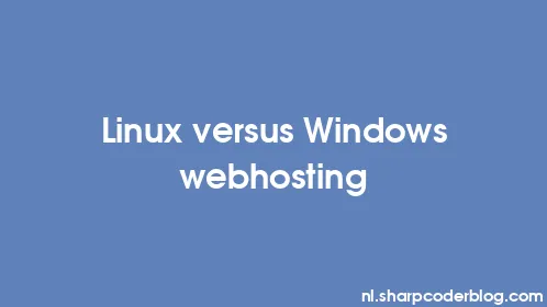 Linux versus Windows webhosting - Thumbnail