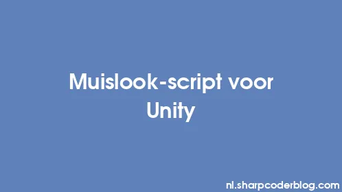 Muislook-script voor Unity - Thumbnail