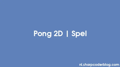 Pong 2D | Spel - Thumbnail