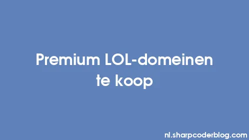 Premium LOL-domeinen te koop - Thumbnail