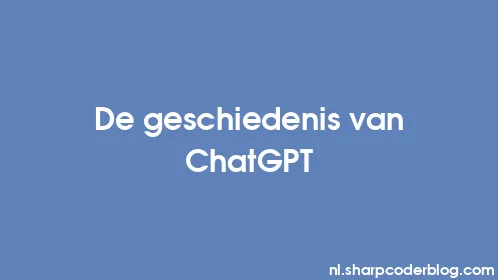 De geschiedenis van ChatGPT - Thumbnail