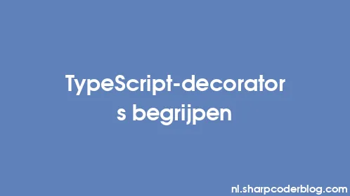 TypeScript-decorators begrijpen - Thumbnail