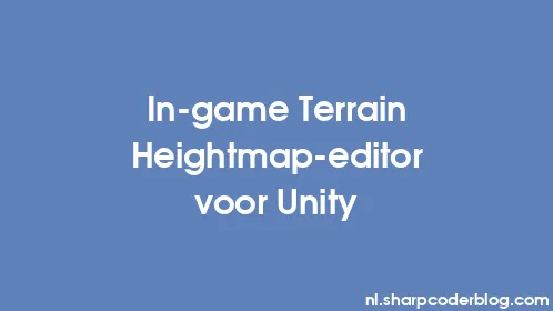 In-game Terrain Heightmap-editor voor Unity - Thumbnail