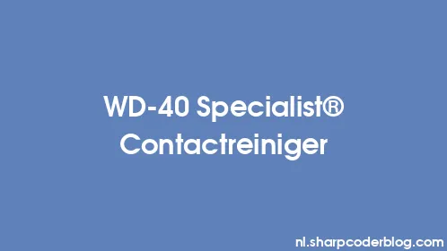 WD-40 Specialist® Contactreiniger - Thumbnail