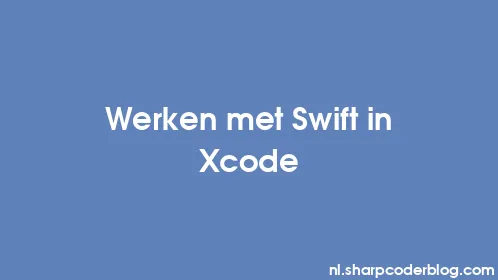 Werken met Swift in Xcode - Thumbnail