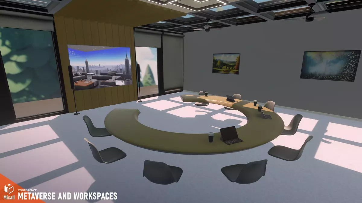 Metaverse en werkruimten - Conferentie - Unity Asset Store-pakket.