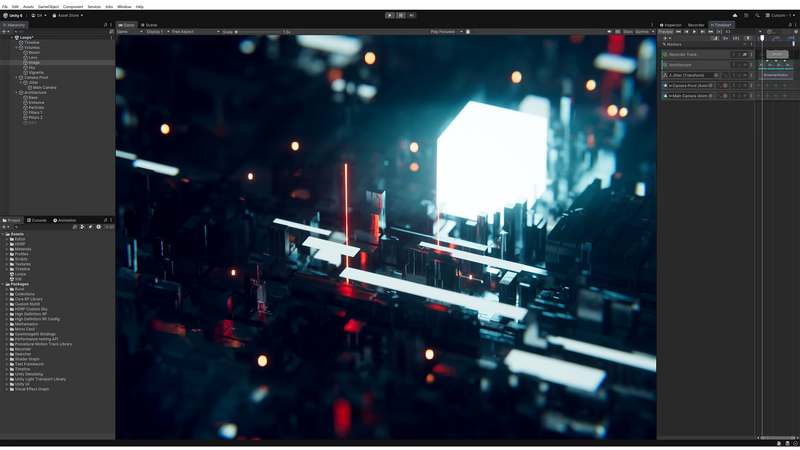 Unity 6 Editor-interface