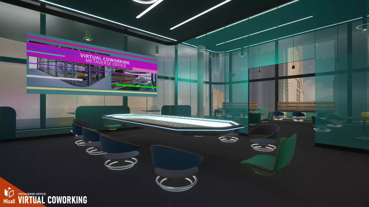 Virtueel coworking - Metaverse Office - Unity Asset Store-pakket.