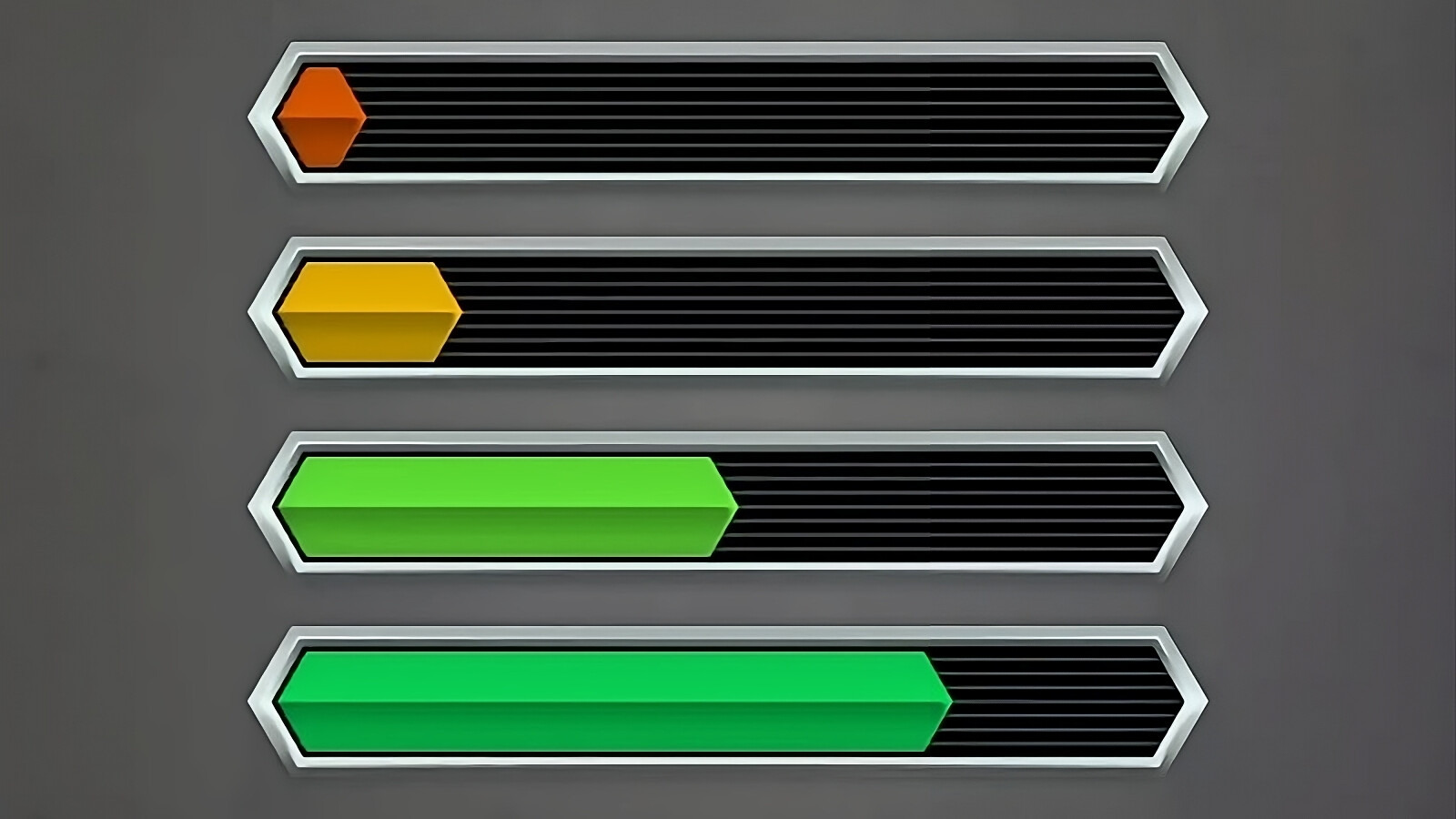 Gezondheids- en voortgangsbalk Pro (mana, uithoudingsvermogen, energie...) Unity Asset Store-pakket.