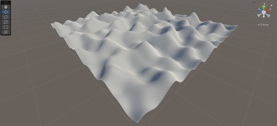 Unity Terrain-generatie met Perlin-ruis.