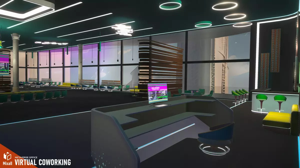 Virtueel coworking - Metaverse Office - Unity Asset Store-pakket.