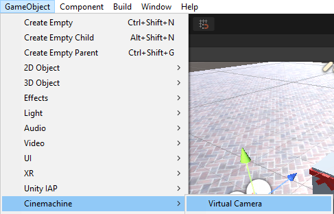 Cinemamachine maakt een virtuele camera
