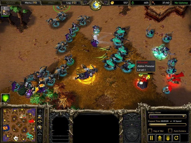 Warcraft 3 gameplay-screenshot