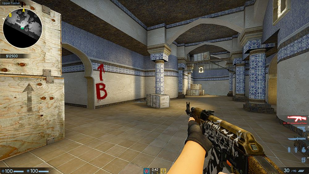 Counter Strike: Screenshot van de wereldwijde offensieve gameplay